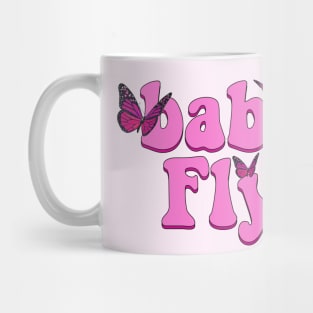 Baby Fly pink butterfly Mug